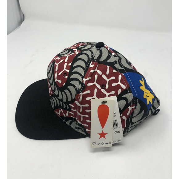 Play cloths mens strapback hat Color Multicolor logo one size Chili Pepper - Picture 3 of 4